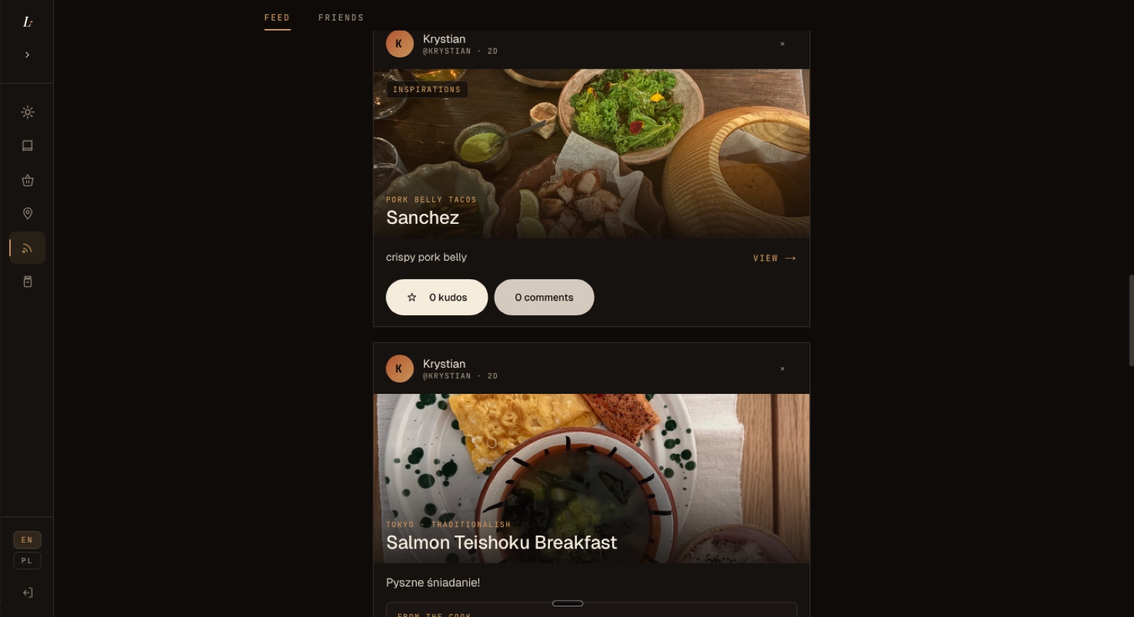 Social feed